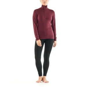 Remise 🎁 Icebreaker 200 Oasis Long Sleeve Half Zip – Sous-vêtement mérinos femme I Hardloop 🎉 18