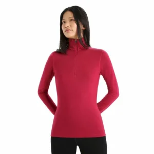 Sortie 🌟 Icebreaker 260 Tech Long Sleeve Half Zip – Sous-vêtement mérinos femme I Hardloop 🎉 13