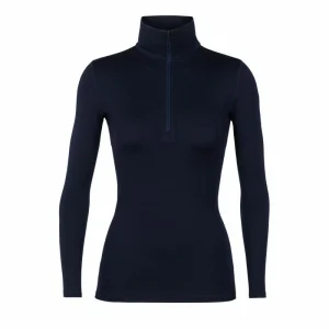 Sortie 🌟 Icebreaker 260 Tech Long Sleeve Half Zip – Sous-vêtement mérinos femme I Hardloop 🎉 15