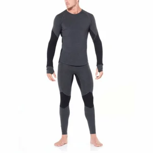 Nouveau ⭐ Icebreaker Bodyfitzone 260 Zone Long Sleeve Crewe – Sous-vêtement mérinos homme I Hardloop 🔥 14