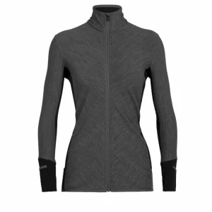 Offres 🔔 Icebreaker Descender LS Zip – Polaire en laine mérinos femme I Hardloop 👍 24