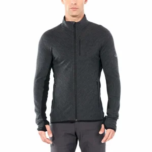 Offres 😉 Icebreaker Descender LS Zip – Polaire en laine mérinos homme I Hardloop 🎉 37