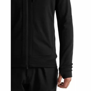 Acheter 💯 Icebreaker Quantum III LS Zip Hood – Polaire en laine mérinos homme I Hardloop 🧨 22