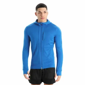 Acheter 💯 Icebreaker Quantum III LS Zip Hood – Polaire en laine mérinos homme I Hardloop 🧨 36