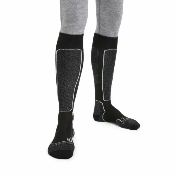 Bon marché 🎁 Icebreaker Ski + Light Over The Calf – Chaussettes en laine mérinos homme I Hardloop 😉 3