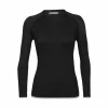 Les meilleures critiques de 🎁 Icebreaker Wmns 200 Zone Seamless LS Crewe – Sous-vêtement mérinos femme I Hardloop 💯 fashioniable 23