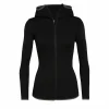 Meilleur prix 🧨 Icebreaker Wmns Elemental LS Zip Hood – Polaire en laine mérinos femme I Hardloop 😀 26