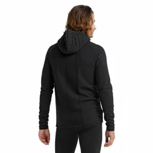 Meilleure vente 🔔 Icebreaker ZoneKnit Insulated LS Zip Hoodie – Polaire en laine mérinos homme I Hardloop ⭐ 16