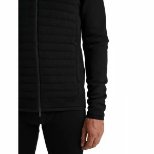 Meilleure vente 🔔 Icebreaker ZoneKnit Insulated LS Zip Hoodie – Polaire en laine mérinos homme I Hardloop ⭐ 28